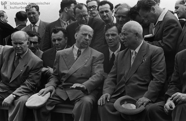 Nikita Khrushchev on a State Visit to the GDR (August 1957)